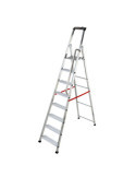 Escalera de tijera profesional Alu PRO (8 peldaños) HAILO