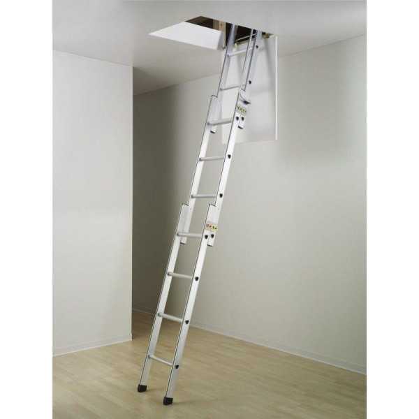 Escalera escamoteable de aluminio HobbyStep 3x4 HAILO