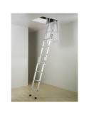 Escalera escamoteable de aluminio HobbyStep 3x4 HAILO