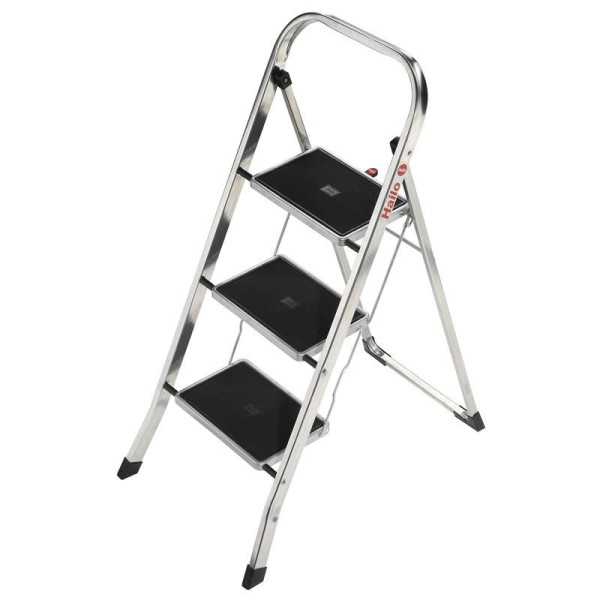 Taburete de aluminio K30 (3 peldaños) HAILO