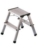 Taburete de aluminio D60 StandardLine (2x2 peldaños) HAILO