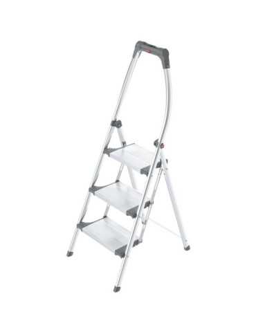 Mini escalera de aluminio LivinStep Plus (3 peldaños) HAILO