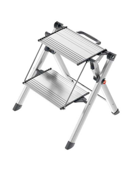 Taburete aluminio MK80 ComfortLine (2 peldaños) HAILO