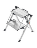 Taburete aluminio MK80 ComfortLine (2 peldaños) HAILO