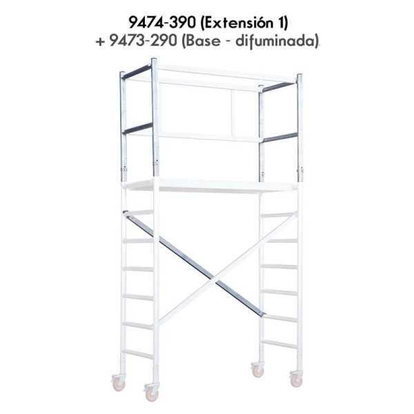 Extensión 1 de andamio Expert Pro (3,9 m) HAILO