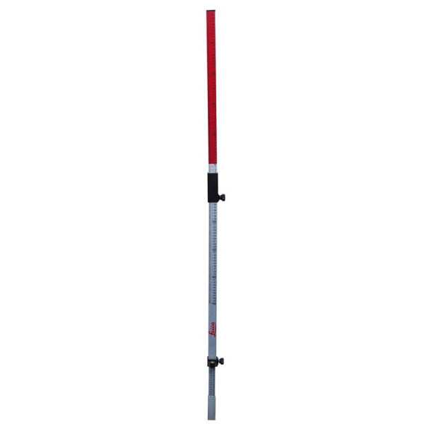 Mira telescópica con nivel de burbuja y soporte para receptor láser (Alt. Max.. 2,40 m) LEICA GEOSYSTEMS