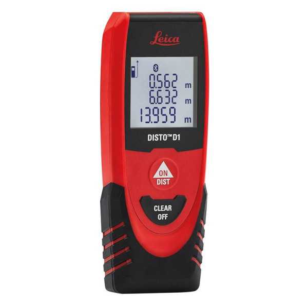 Medidor láser Disto D1 (Alcance 40 m Precisión ± 2.0 mm) LEICA GEOSYSTEMS
