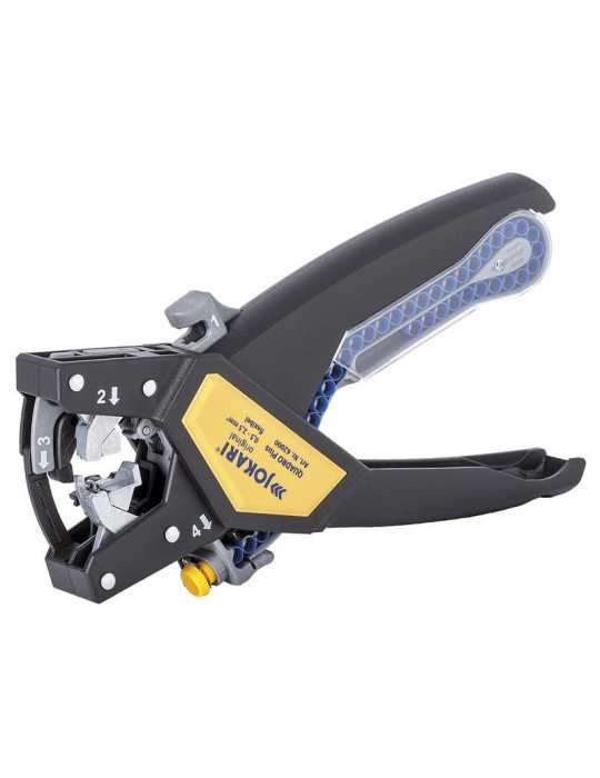 Herramienta de corte, pelado, torsión y crimpación de cables QUADRO Plus (0,5-2,5 mm²) JOKARI