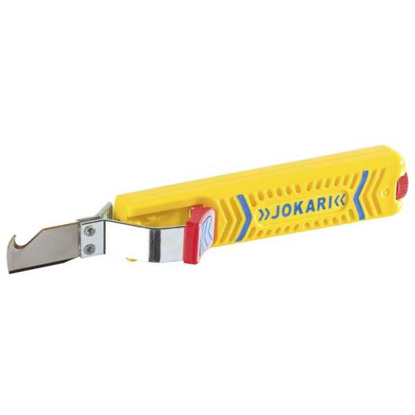 Cuchillo pelacables Secura N. 28H con cuchilla en forma de gancho (Ø 8-28 mm) JOKARI