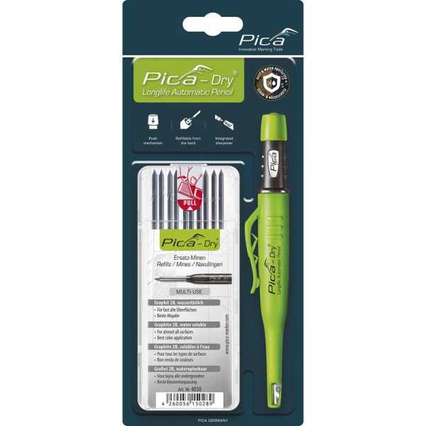 Packs de marcador 3030 Pica-Dry® y estuche de 10 minas 4030 PICA