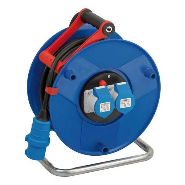 Enrollacables Garant® IP44 H07RN-F3G2,5 con tomas CEE y cable de 25 m BRENNENSTUHL