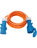 Alargador eléctrico IP44 H07RN-F 3G con clavijas y conectores CEE 230V/16A (10 m x 2,5 mm) BRENNENSTUHL