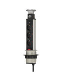 Base múltiple retráctil para mesas Tower Power BRENNENSTUHL