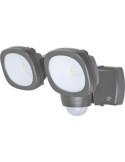 Foco LED de pared doble a batería LUFOS 420 con detector de movimiento (240 x 2 lm) BRENNENSTUHL