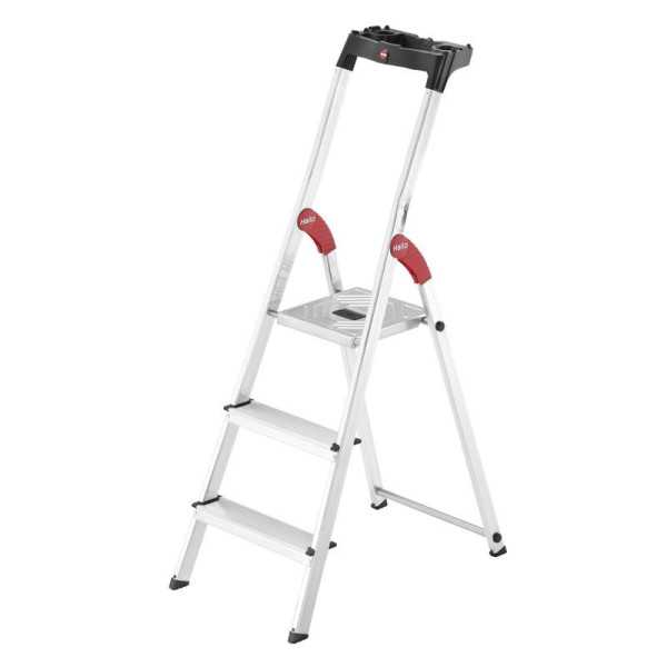 Escalera tijera aluminio L60 EasyClix FR (3 peldaños) R HAILO
