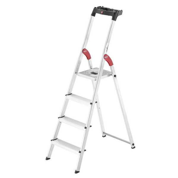 Escalera tijera aluminio L60 EasyClix FR (4 peldaños) R HAILO