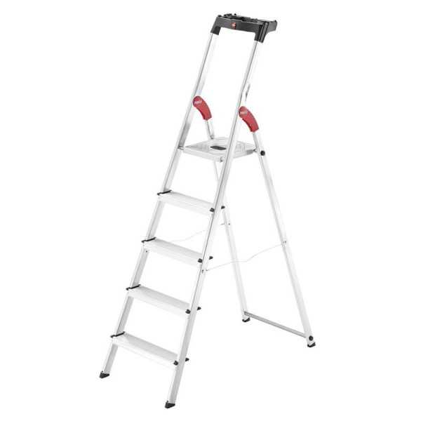 Escalera tijera aluminio L60 EasyClix FR (5 peldaños) R HAILO