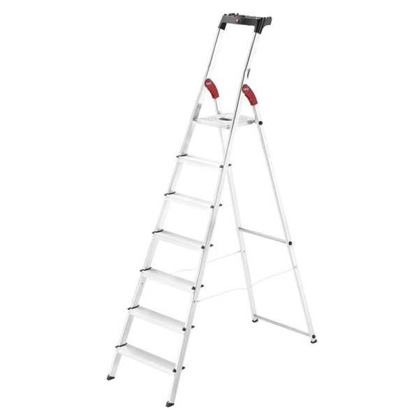 Escalera tijera aluminio L60 EasyClix FR (7 peldaños) R HAILO