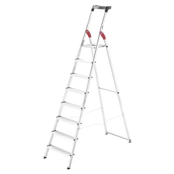 Escalera tijera aluminio L60 EasyClix FR (8 peldaños) R HAILO