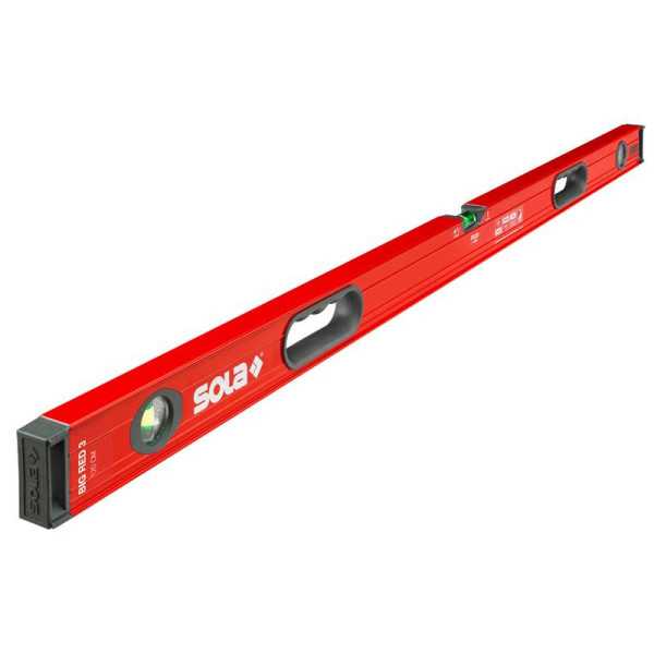 Nivel de burbuja de aluminio BIG RED 3 (150 cm) SOLA