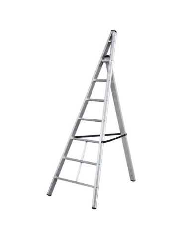 Escalera triangular de aluminio Trittika (6 peldaños) GIERRE