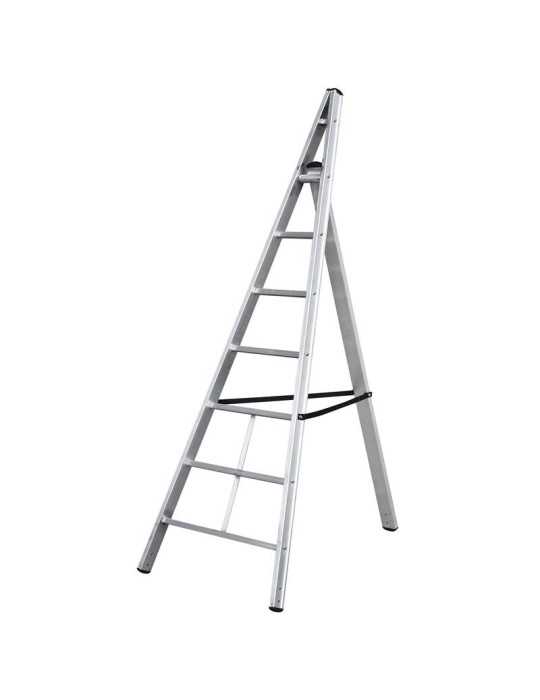 Escalera triangular de aluminio Trittika (6 peldaños) GIERRE