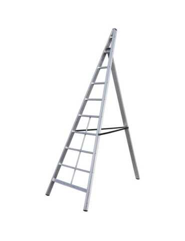 Escalera triangular de aluminio Trittika (8 peldaños) GIERRE