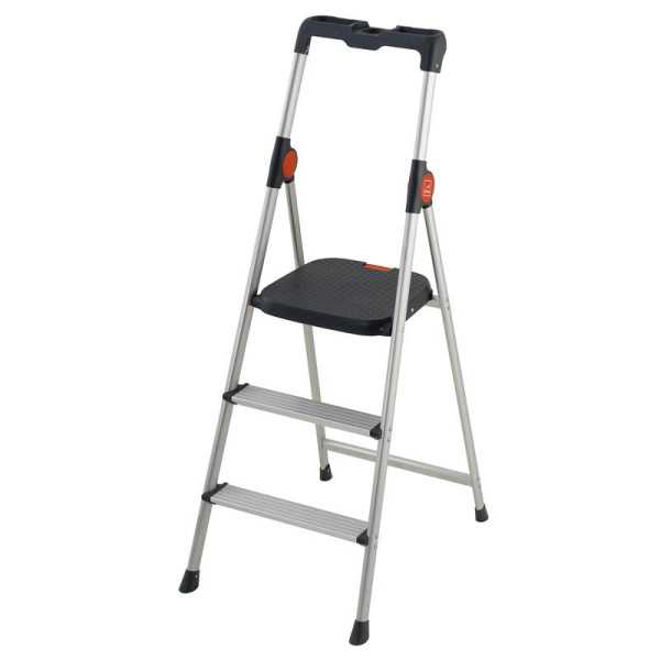 Mini escalera ultraligera de aluminio Dekorstep (3 peldaños) GIERRE