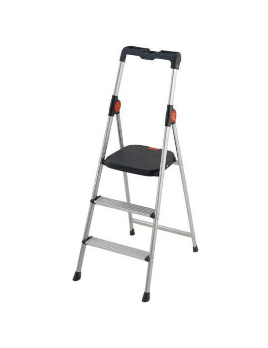Mini escalera ultraligera de aluminio Dekorstep (3 peldaños) GIERRE