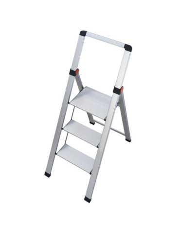 Mini escalera ultra delgada de aluminio Slim (3 peldaños) GIERRE