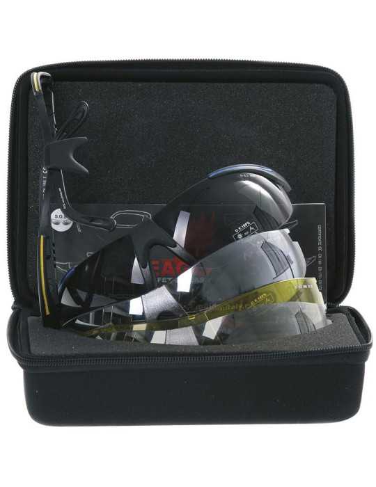 Estuche de gafas de seguridad RUNNER Allseasons (4 en 1) EAGLE