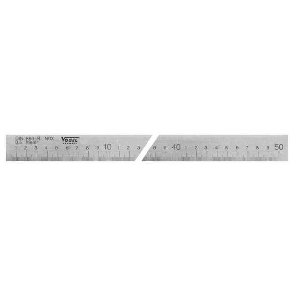 Regla rigida DIN866 forma B de 1000 mm VOGEL