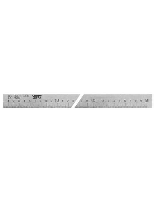 Regla rigida DIN866 forma B de 1000 mm VOGEL