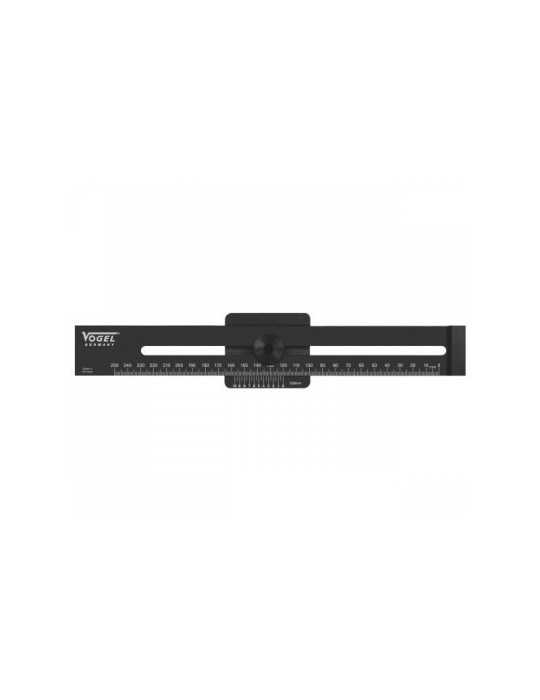 Regla de marcado de aluminio negra 300 mm VOGEL