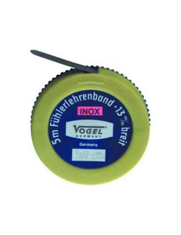 Rollo de 5 m de fleje calibrado INOX (espesor 0,3 mm) VOGEL