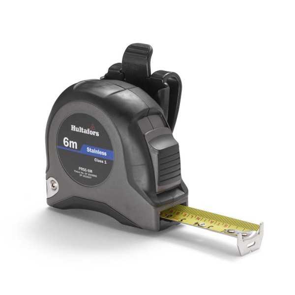 Flexómetro clase I inox PRSS de 6 m HULTAFORS