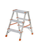 Escalera de tijera de doble subida Stylo (3 peldaños) GIERRE