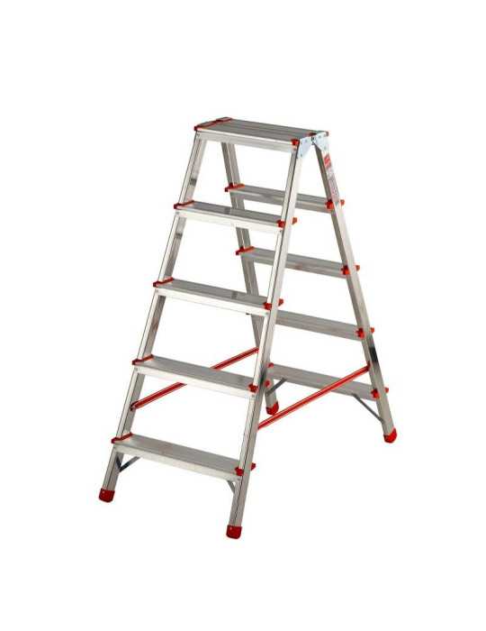 Escalera de tijera de doble subida Stylo (5 peldaños) GIERRE