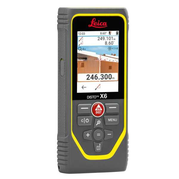 Medidor láser Disto X6 de 250 m con cámara LEICA GEOSYSTEMS