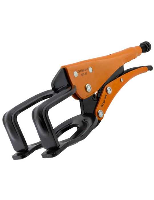 Sargento de acero bocas en forma de U (230 mm) GRIP-ON