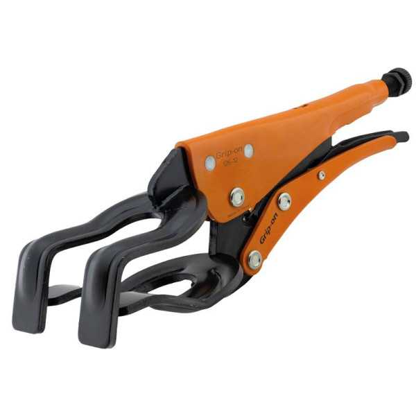 Sargento de acero bocas onduladas en forma de U especial para tubos (295 mm) GRIP-ON