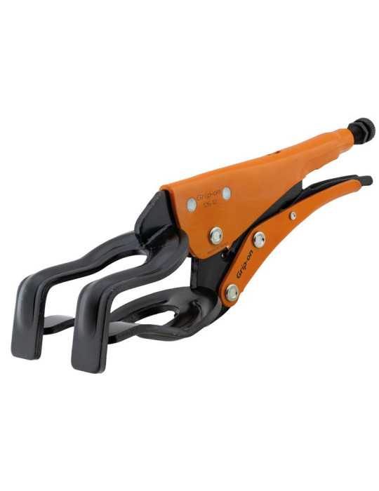 Sargento de acero bocas onduladas en forma de U especial para tubos (295 mm) GRIP-ON