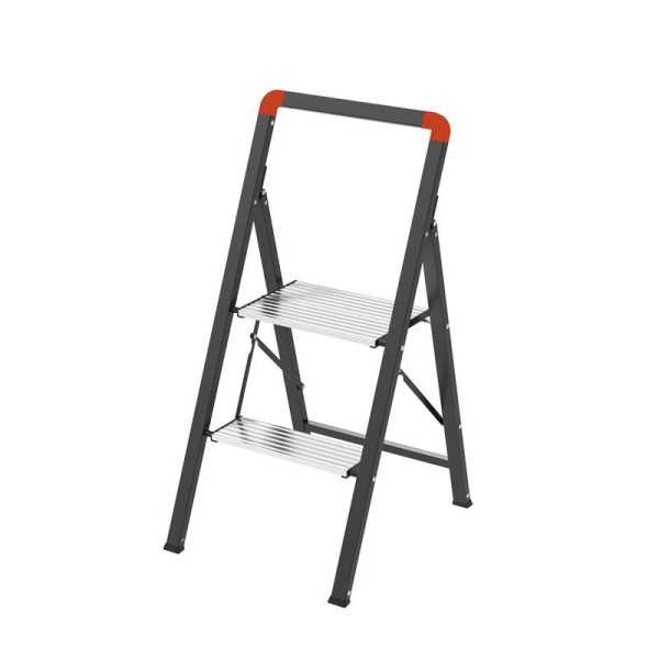 Taburete acero-aluminio Mini Slimstep Mix (2 peldaños) GIERRE