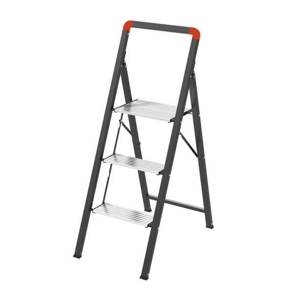 Taburete acero-aluminio Mini Slimstep Mix (3 peldaños) GIERRE