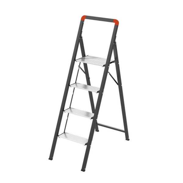 Taburete acero-aluminio Mini Slimstep Mix (4 peldaños) GIERRE