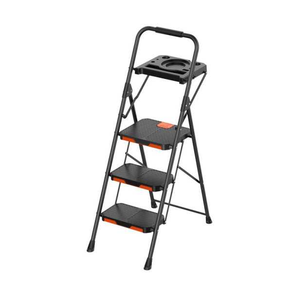 Taburete acero Solidstep (3 peldaños) GIERRE