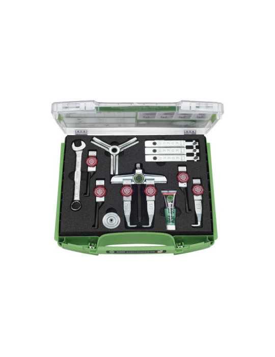 Juego extractor universal 2 y 3 brazos 13 piezas ajuste rápido KUKKO