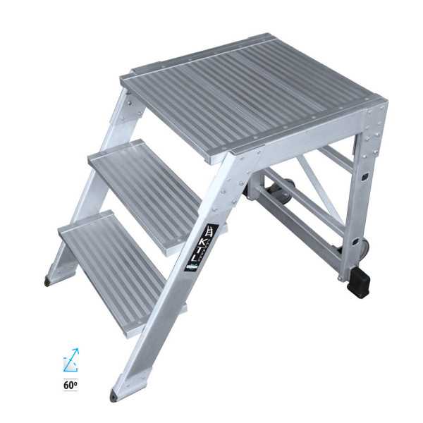 Escalera KTL MAX taburete fijo 60 grados