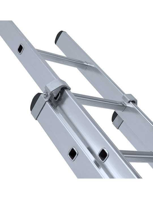 Escalera KTL doble extension manual con base Industrial