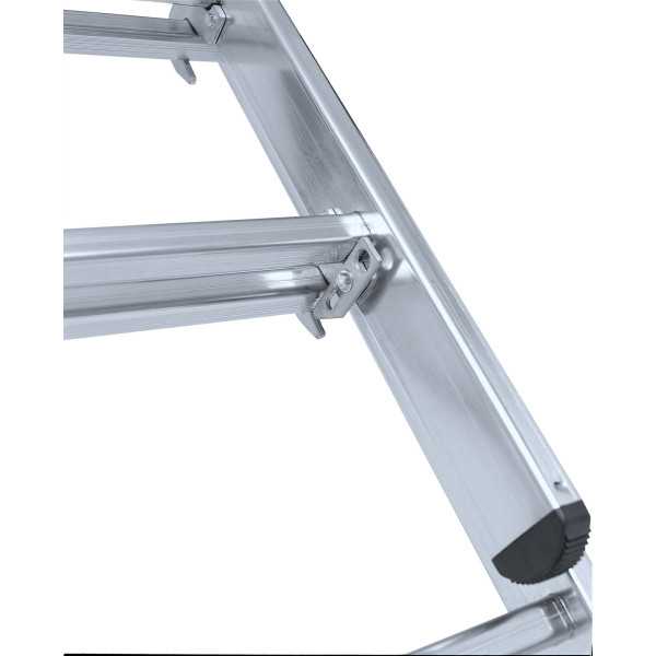 Escalera KTL doble extension manual con base Industrial
